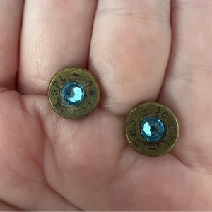 Bullet Shell Casing Earrings